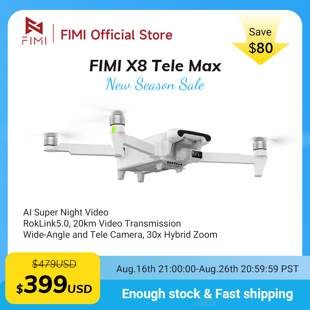 Drone Camera Wide Angle - FIMI X8 Tele Max Nuovo Drone